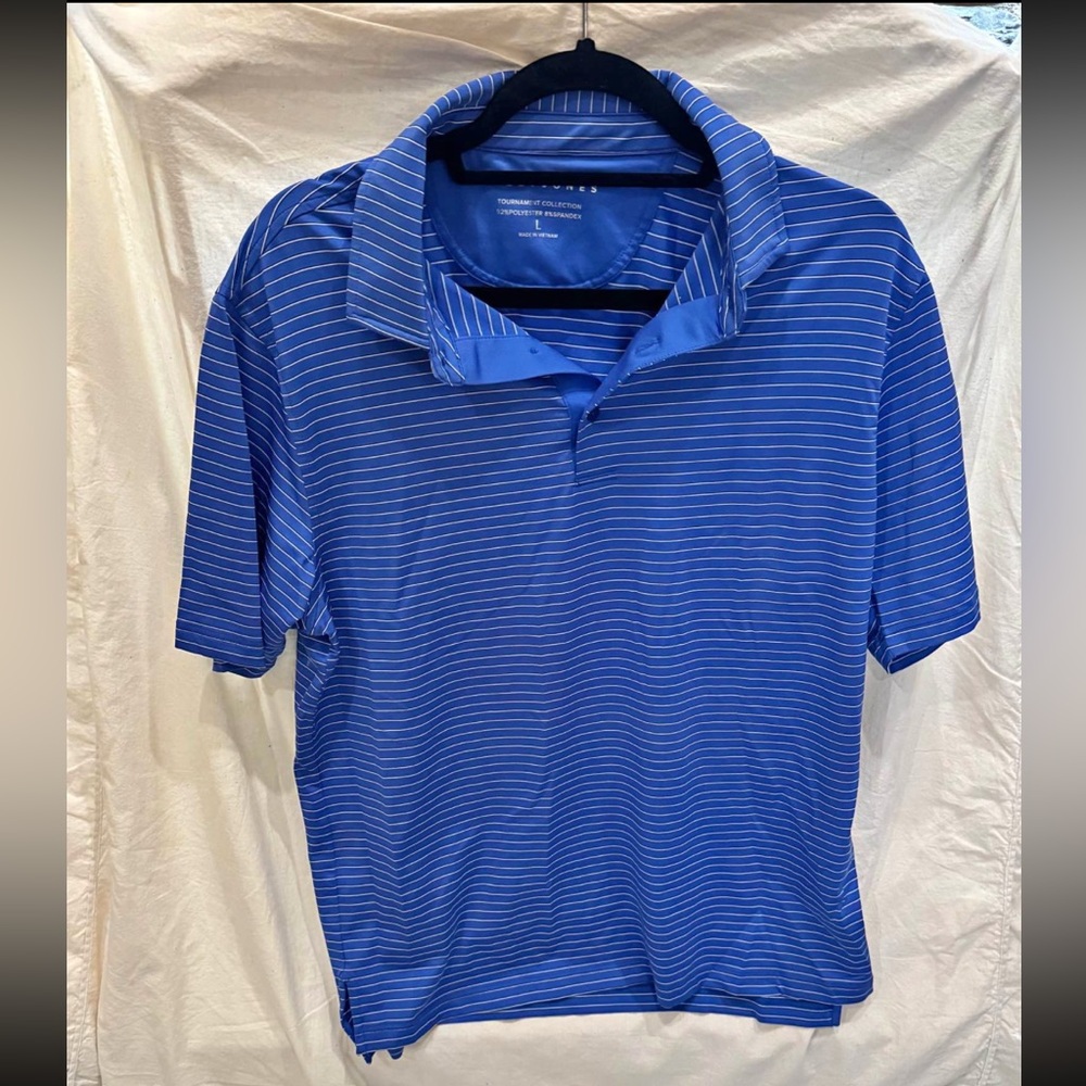 Bobby Jones mens short sleeve performance golf polo - L